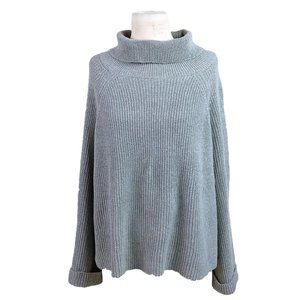 Laju Los Angeles S Small Ribbed Knit Pullover Gray
